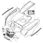 John Deere X370 - PC12710 - Hood - ST840191