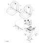 John Deere X380 - PC12711 - Seat (110001 - ) - ST1008630