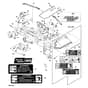 John Deere X384 - PC12712 - Discharge Chute - ST842486