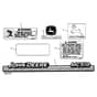 John Deere X500 - PC9524 - Labels - ST541771