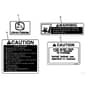 John Deere X500 - PC9524 - Labels - ST541820