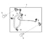 John Deere X500 - PC9524 - Headlight Wiring (020001 - ) - ST541857
