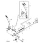 John Deere X500 - PC9524 - Brake Pedal - ST541879