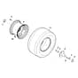 John Deere X500 - PC9524 - Rear Wheels - ST541883