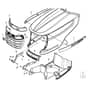John Deere X500 - PC9524 - Hood (020001 - 090000) - ST541888