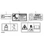 John Deere X500 - PC9524 - Labels - ST541952