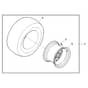 John Deere X500 - PC9524 - Wheels - ST927566