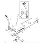John Deere X540 - PC9527 - Brake Pedal - ST542174