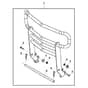 John Deere X580 - PC12716 - Brush Guard - ST900437