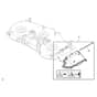 John Deere X584 - PC12717 - Discharge Chute - ST958924
