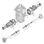 John Deere X730 - PC11844 - Rear Axle - ST741511