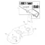 John Deere X730 - PC11844 - Discharge Chute - ST923658