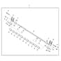 John Deere X730 - PC11844 - Roller Striping (070001 - ) - ST943828