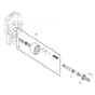 John Deere X734 - PC11845 - Motor Shaft - ST1040203