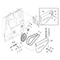 John Deere X734 - PC11845 - Belt - ST551489