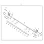 John Deere X734 - PC11845 - Roller Striping (070001 - ) - ST943828