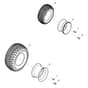 John Deere X738 - PC11846 - Wheels ( - 040000) - ST742192