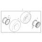John Deere X738 - PC11846 - Wheel - ST780589