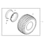 John Deere X738 - PC11846 - Rear Wheel - ST855173