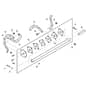 John Deere X738 - PC11846 - Tine Shaft - ST905056