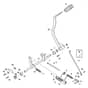John Deere X739 - PC11847 - Brake Pedal - ST740673
