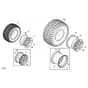 John Deere X739 - PC11847 - Wheels (040001 - ) - ST845557