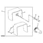 John Deere X748 - PC9511 - Rear Pto - ST538946