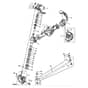 John Deere X748 - PC9511 - Front Axle ( - 040000) - ST539828