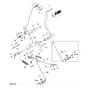 John Deere X748 - PC9511 - Brake Pedal - ST539836