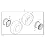 John Deere X748 - PC9511 - Wheel - ST780589