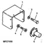 John Deere X749 - PC9703 - Rear Pto - ST538945