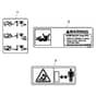 John Deere X749 - PC9703 - Labels - ST538947