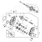 John Deere X749 - PC9703 - Power-Takeoff - ST551702