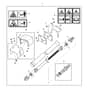 John Deere X749 - PC9703 - Broom Drive - ST858236