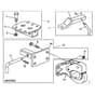 John Deere X750 - PC11848 - Rear Hitch - ST551760