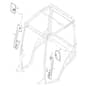 John Deere X750 - PC11848 - Cab Frame - ST790810