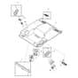 John Deere X750 - PC11848 - Roof Insert - ST790924