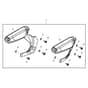 John Deere X750 - PC11848 - Adjustable Armrest - ST900665