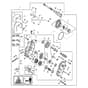 John Deere X750 - PC11848 - Rear Pto - ST905500