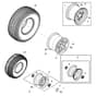 John Deere X754 - PC11849 - Wheels (040001 - ) - ST845446
