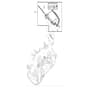 John Deere X754 - PC11849 - Discharge Chute - ST923646