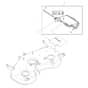 John Deere X754 - PC11849 - Discharge Chute - ST982710