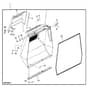 John Deere X758 - PC11850 - Hopper - ST551469