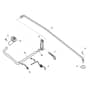 John Deere X758 - PC11850 - Differential Lock - ST740743