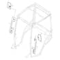 John Deere X758 - PC11850 - Cab Frame - ST790810