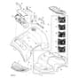 John Deere X758 - PC11850 - Fender Deck - ST905573
