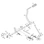 John Deere X940 - PC13377 - Brake Pedal - ST905702