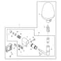 John Deere X949 - PC13379 - Beacon Light - ST790779