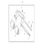 John Deere X949 - PC13379 - Front Roller ( - 060000) - ST922162