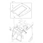 John Deere X950R - PC11965 - Cab Roof - ST790614